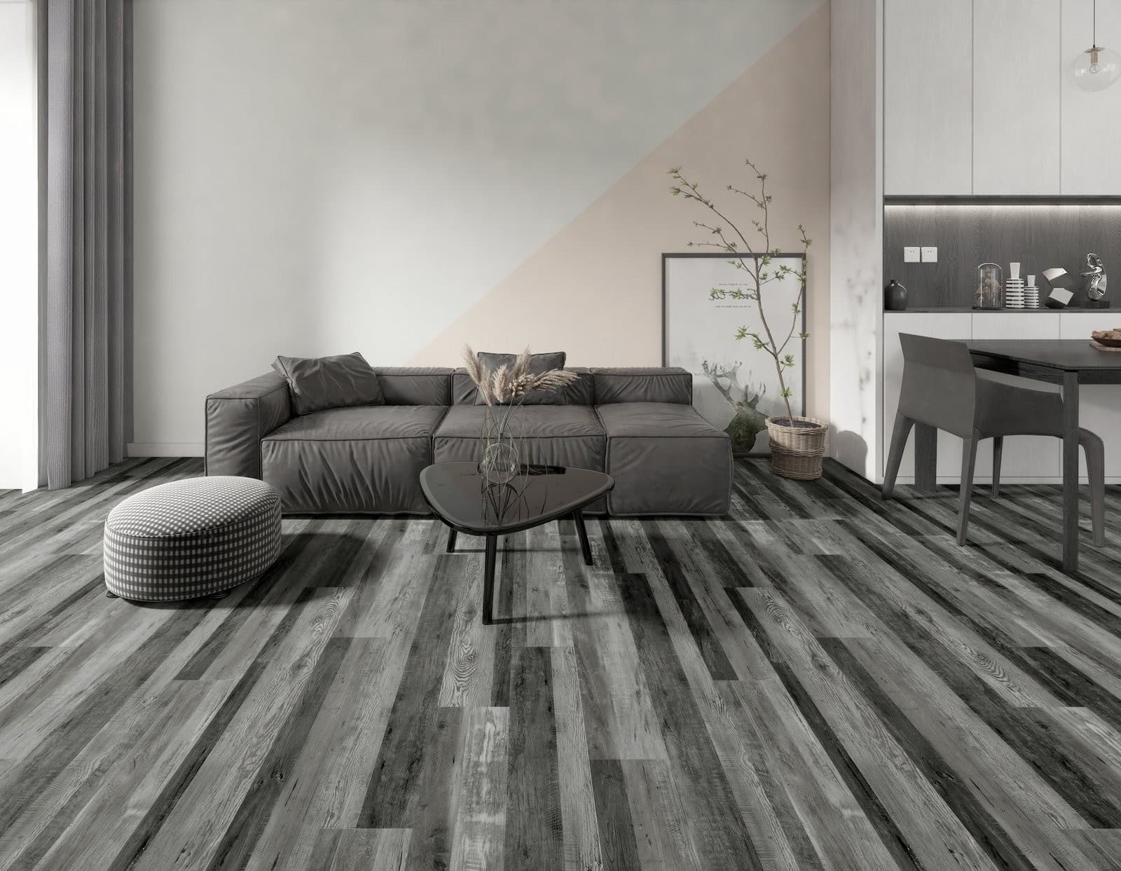 Application of SPC Wall Panel Weathered Grey Oak